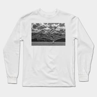 Yacht on Lake Wanaka Long Sleeve T-Shirt